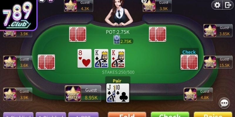 Quy tắc vận hành ván cược poker 789Club trực tuyến